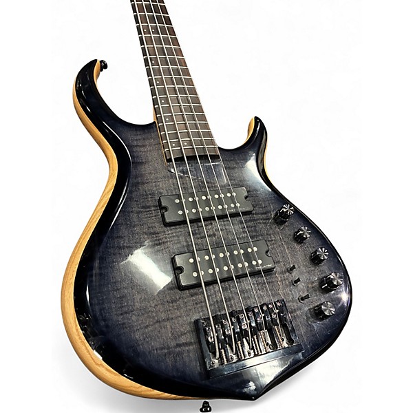 Used Sire Marcus Miller M7 Swamp Ash 5 String Transparent Black Burst Electric Bass Guitar
