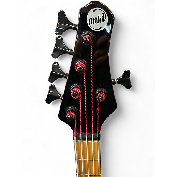 Used MTD Kingston Artist Black Electric Bass Guitar