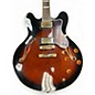 Used Epiphone Sheraton Brown Sunburst Hollow Body Electric Guitar