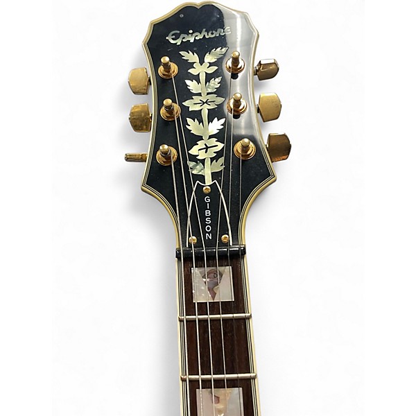 Used Epiphone Sheraton Brown Sunburst Hollow Body Electric Guitar