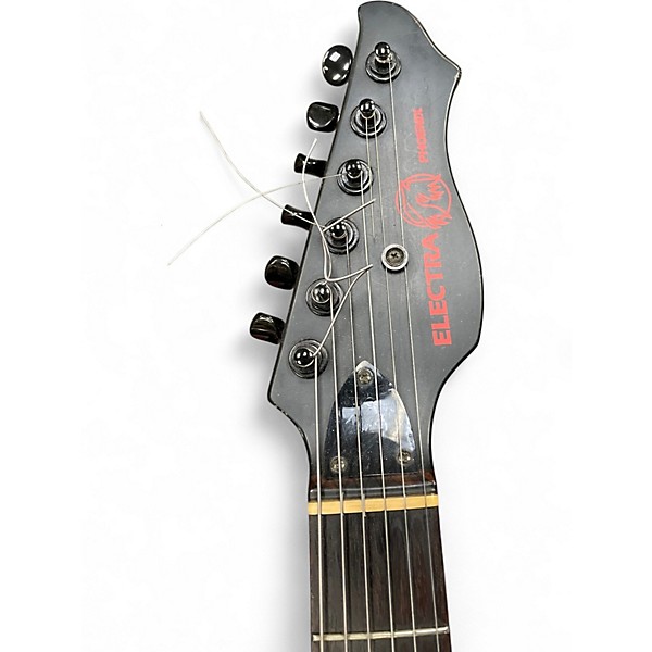 Used Electra PHOENIX METALLIC GREY Solid Body Electric Guitar