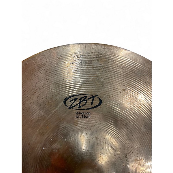 Used Zildjian 14in ZBT Hi Hat Pair Cymbal