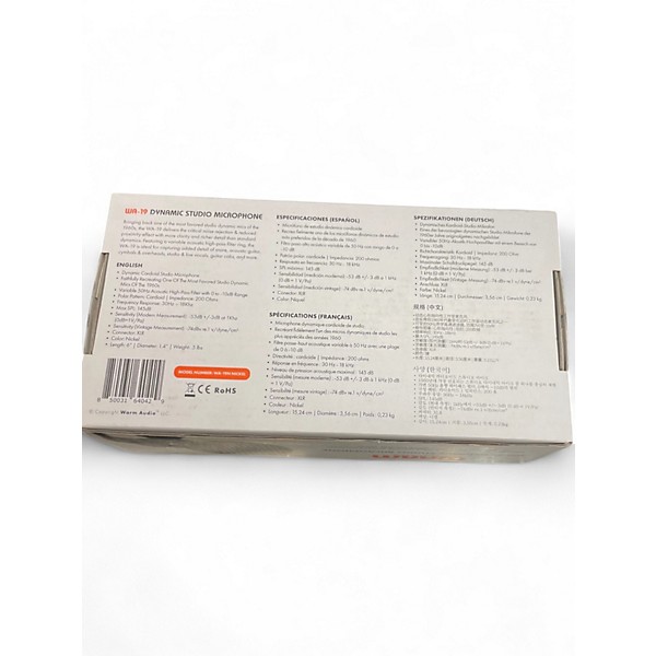 Used Warm Audio WA-19 Dynamic Microphone