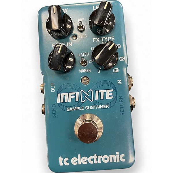 Used TC Electronic INFINITE SAMPLE SUSTAINER Effect Pedal