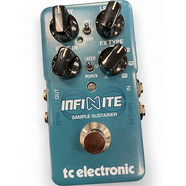 Used TC Electronic INFINITE SAMPLE SUSTAINER Effect Pedal