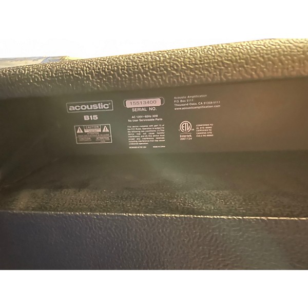 Used Acoustic B15 15W 1x10 Bass Combo Amp