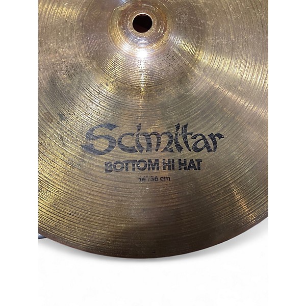 Used Zildjian 14in Scimitar Hi Hat Pair Cymbal