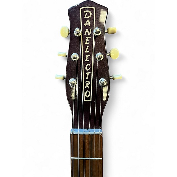 Used Dan Electro dan electo 56 u2 Burgundy Solid Body Electric Guitar