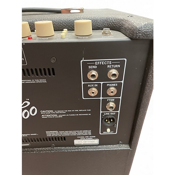 Used Fender Rumble 100 1x15 100W Bass Combo Amp