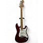 Used Squier Standard Series Stratocaster Candy Apple Red Metallic Solid Body Electric Guitar