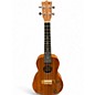 Used Maui Solid Ukelele with Turtle Inlay Natural Ukulele thumbnail