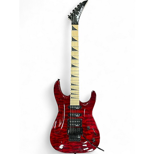 Used Jackson JS34Q Dinky RED Solid Body Electric Guitar