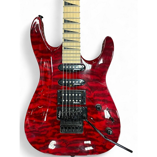 Used Jackson JS34Q Dinky RED Solid Body Electric Guitar