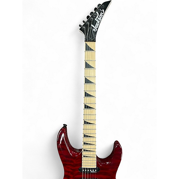 Used Jackson JS34Q Dinky RED Solid Body Electric Guitar