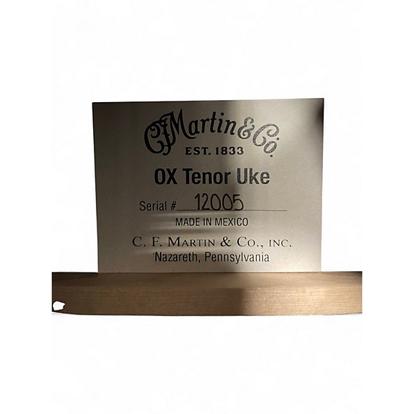 Used Martin OX Tenor Ukulele Left-Handed Whiskey Sunbursty Ukulele