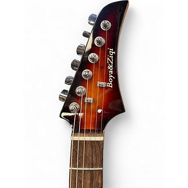 Used Boya&ziqi S-STYLE HH SUNBURST Solid Body Electric Guitar