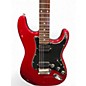 Used Squier Standard Stratocaster Candy Apple Red Metallic Solid Body Electric Guitar