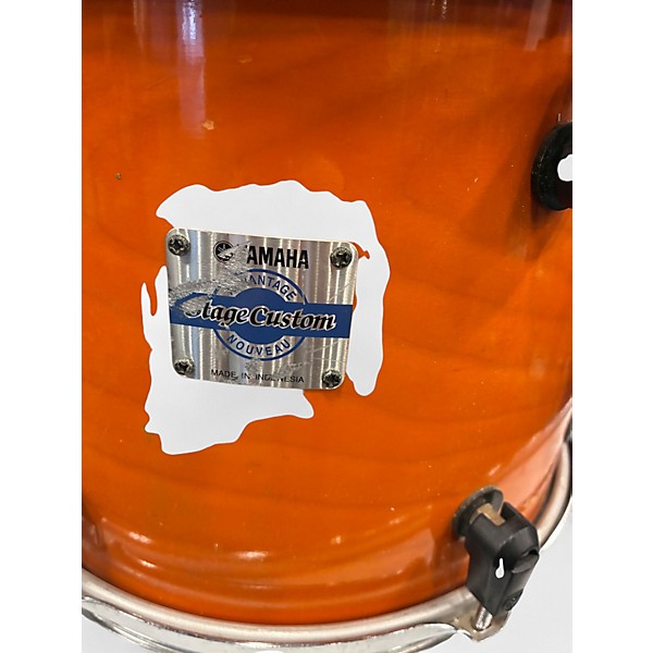 Used Yamaha 3 Piece Stage Custom Honey Amber Drum Kit