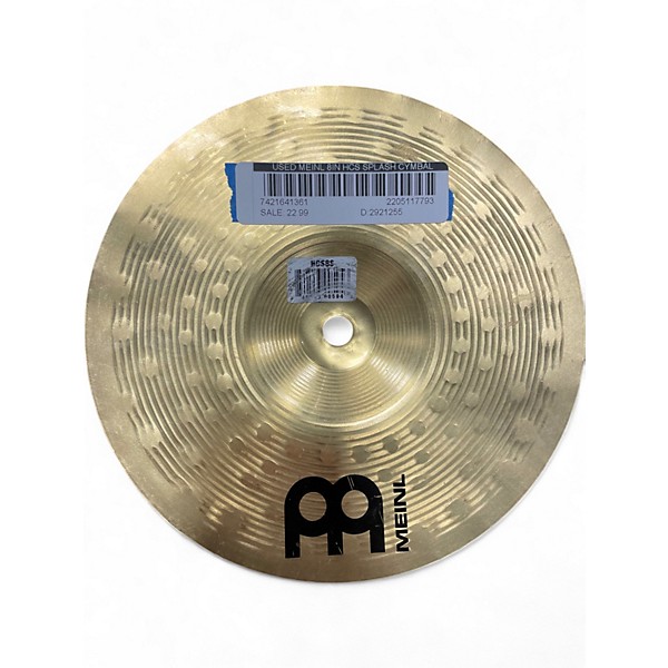 Used MEINL 8in HCS Splash Cymbal