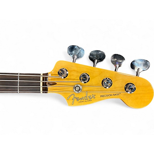 Used 2025 Fender American Professional Classic Precision  Faded Sherwood Green Metallic Electric Bass Guitar