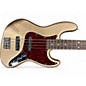 Used 2025 Fender American Professional Classic Jazz Faded Firemist Gold Electric Bass Guitar