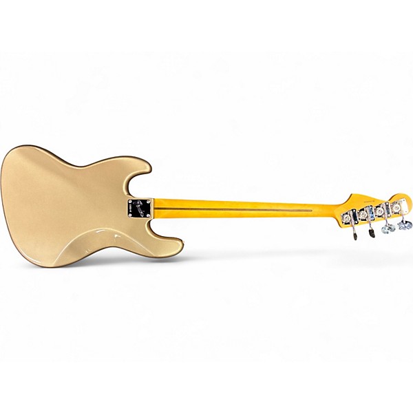 Used 2025 Fender American Professional Classic Jazz Faded Firemist Gold Electric Bass Guitar