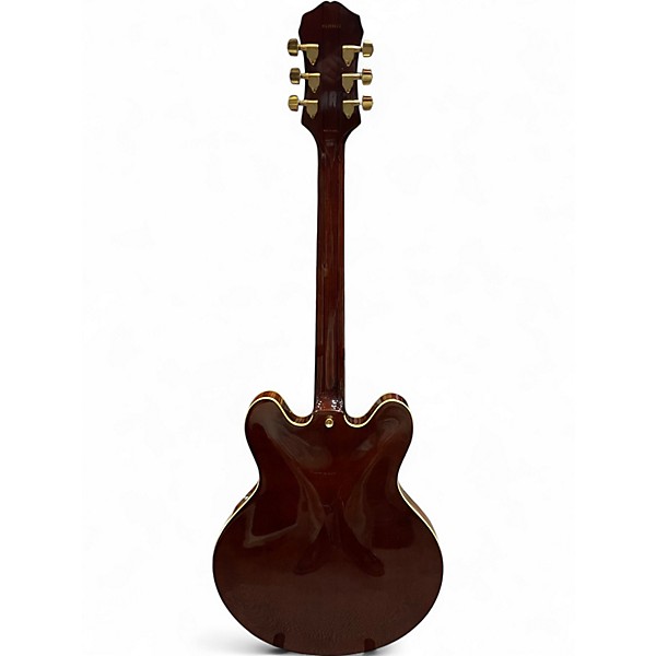 Used Epiphone Sheraton Tobacco Burst Hollow Body Electric Guitar