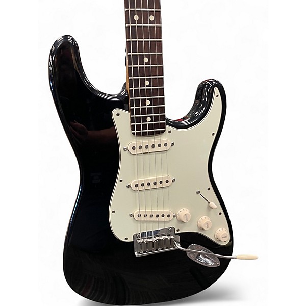 Used Fender American Stratocaster Black Solid Body Electric Guitar