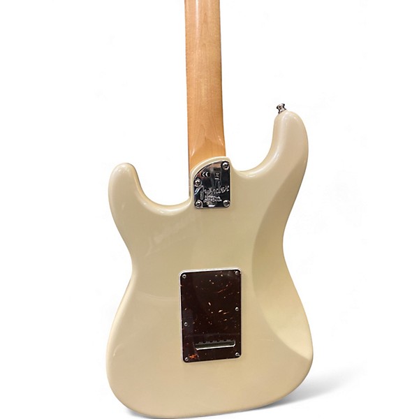Used Fender American Elite Stratocaster HSS Shawbucker WHITE Solid Body Electric Guitar
