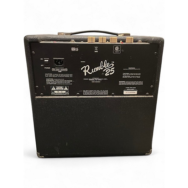 Used Fender Rumble 25 25W 1x8 Bass Combo Amp