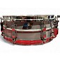 Used 1980s Ludwig 14X5.5 Acrolite Snare Silver Drum thumbnail
