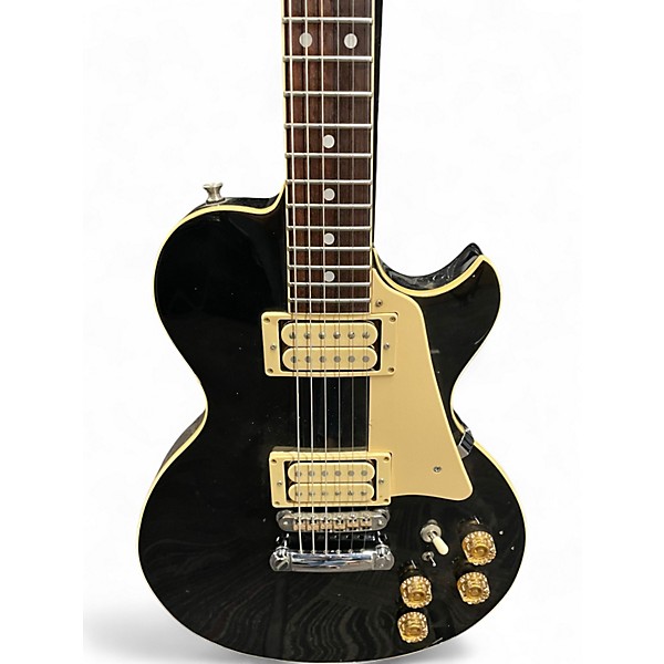 Used Shiro LP  Black Solid Body Electric Guitar