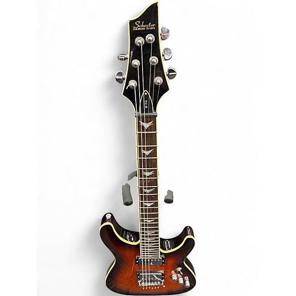 Used Schecter Guitar Research C1 Plus 2 Color Sunburst Solid Body Electric Guitar