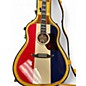 Used Fender Buck Owens Kingman Red White and Blue Acoustic Electric Guitar