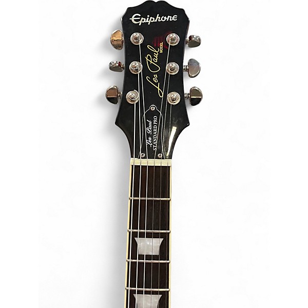 Used Epiphone Les Paul Standard Pro Cherry Sunburst Solid Body Electric Guitar