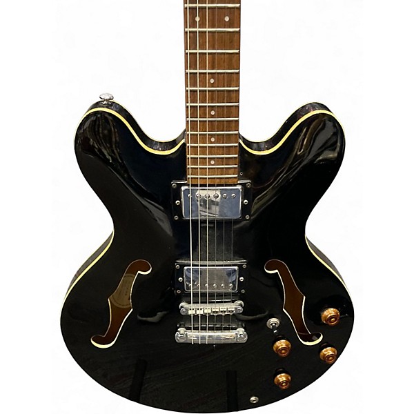 Used Samick LA-30BK Black Hollow Body Electric Guitar