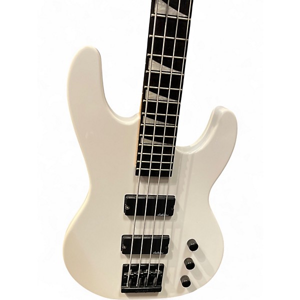Used Jackson JS2 Concert White Electric Bass Guitar