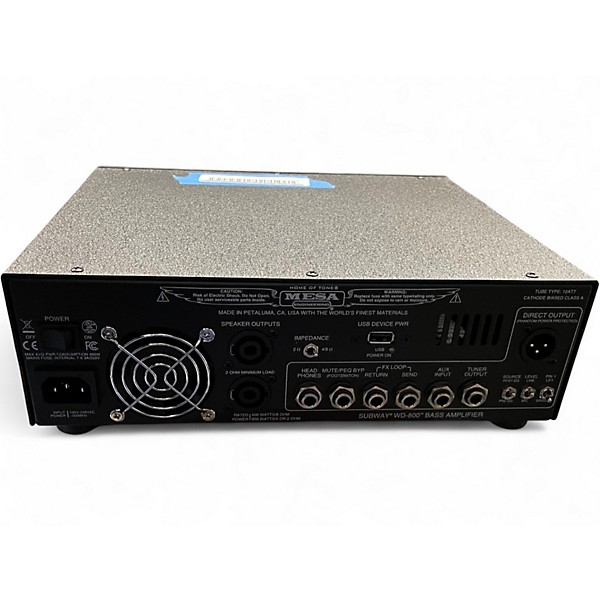 Used MESA/Boogie Subway WD-800 Bass Amp Head
