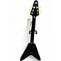 Used Epiphone 1958 Korina Flying V Black Solid Body Electric Guitar