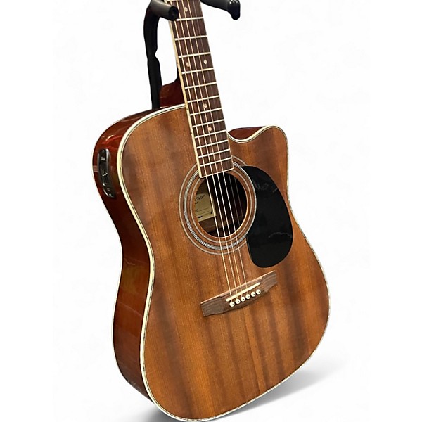 Used Hohner HW 440G Natural Acoustic Electric Guitar