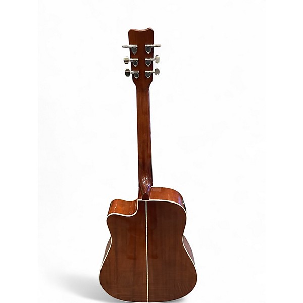 Used Hohner HW 440G Natural Acoustic Electric Guitar