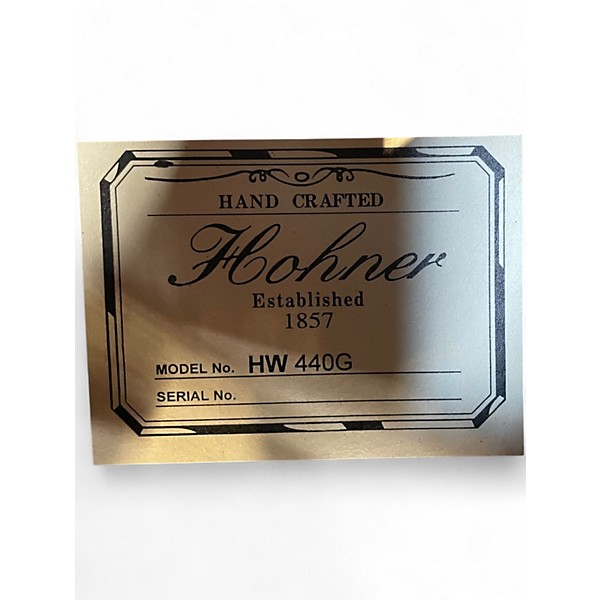 Used Hohner HW 440G Natural Acoustic Electric Guitar