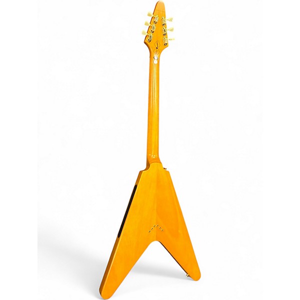 Used 2020s Epiphone 1958 Korina Flying V Natural Solid Body Electric Guitar