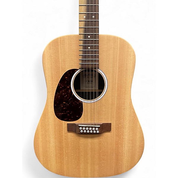 Used Martin D-X2E 12-String Natural Acoustic Electric Guitar