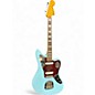 Used 2019 Squier Classic 70s Vibe Jaguar Daphne Blue Solid Body Electric Guitar thumbnail
