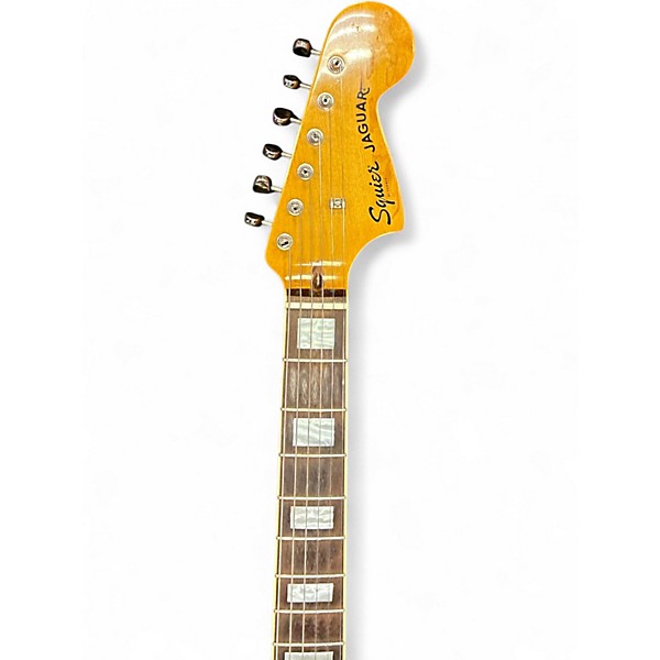 Used 2019 Squier Classic 70s Vibe Jaguar Daphne Blue Solid Body Electric Guitar