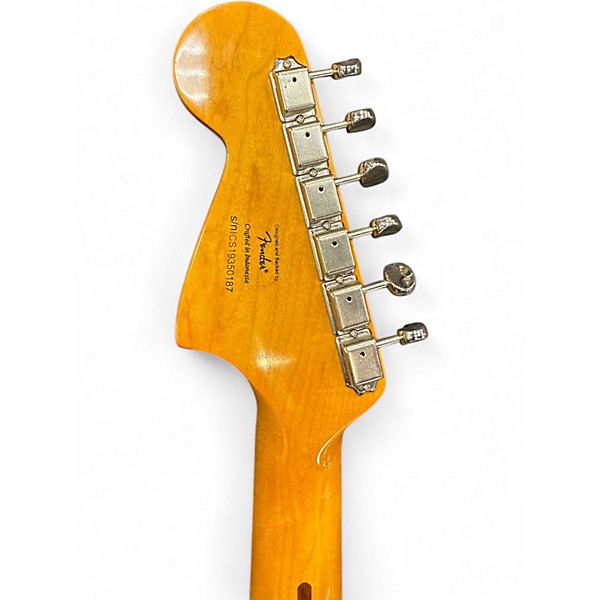 Used 2019 Squier Classic 70s Vibe Jaguar Daphne Blue Solid Body Electric Guitar