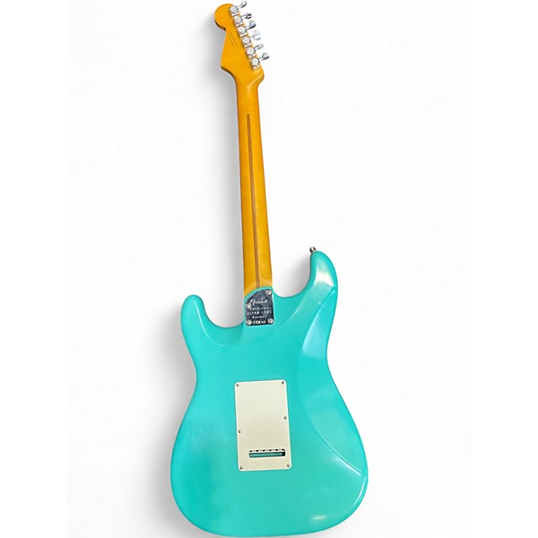 Used Fender American Ultra Luxe Vintage '60s Stratocaster HSS Seafoam Green Solid Body Electric Guitar