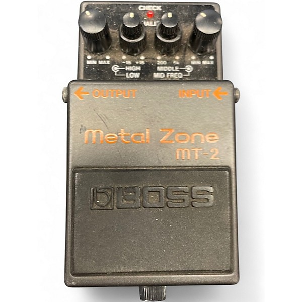Used BOSS MT2 Metal Zone Distortion Effect Pedal