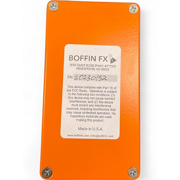Used Boffin Fuzz De Muerto BFX 1031 Effect Pedal